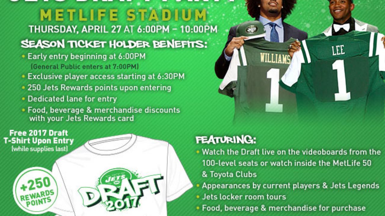 Jets Draft Party at Metlife Stadium