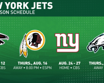 NY Jets Announce Preseason Schedule