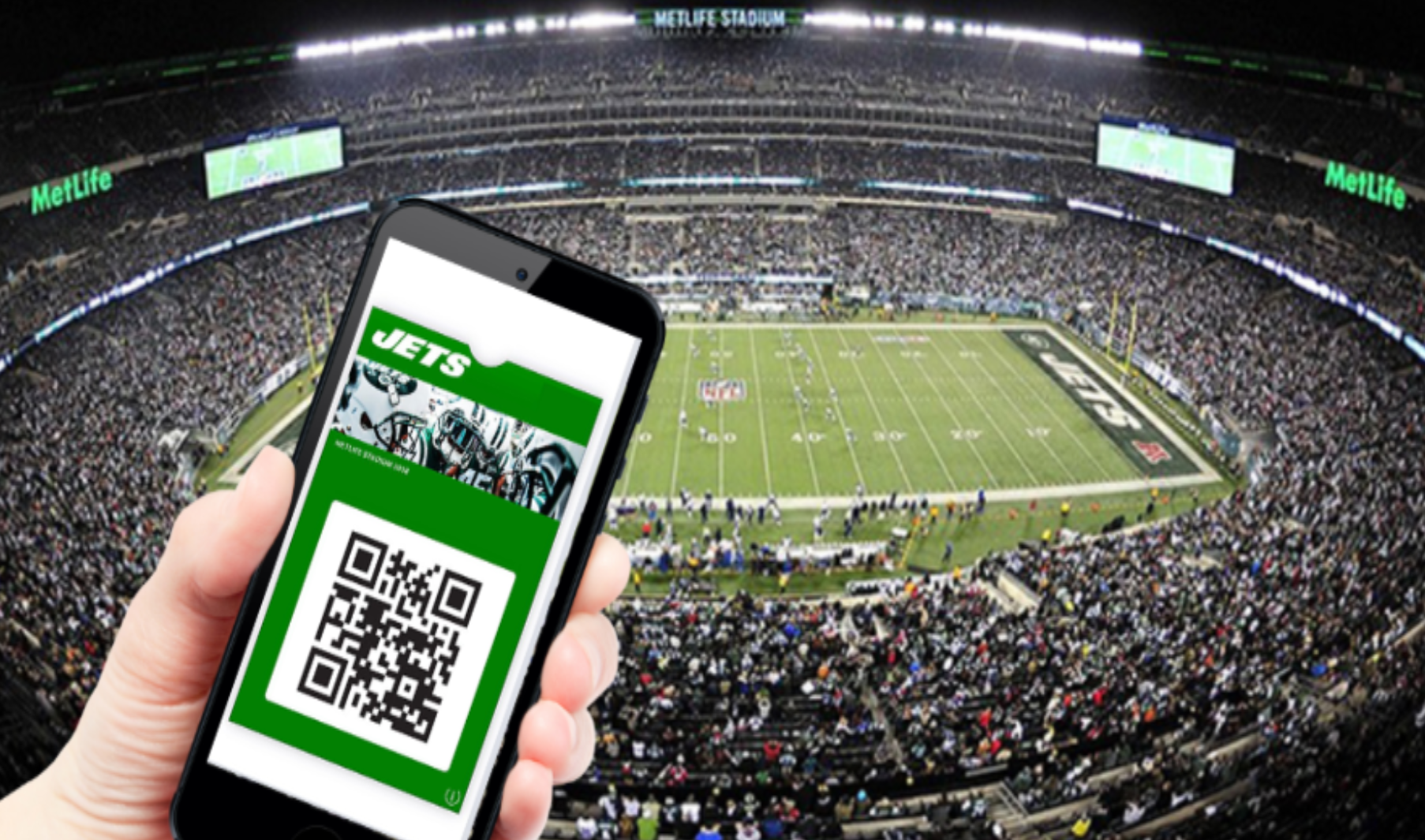 Mobile Ticket Information for Jets Games at MetLife Stadium