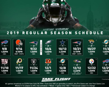 NY Jets Schedule Announced