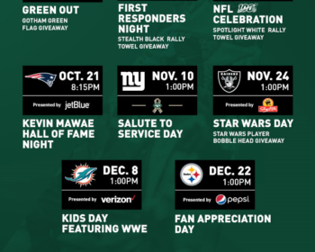 Jets Announce 2019 Game Themes