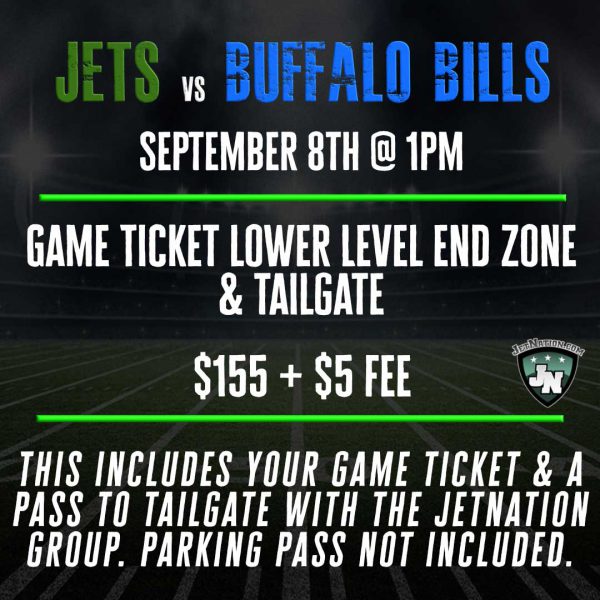 Jets \ Bills JetNation Group Outing (Ticket & Tailgate)