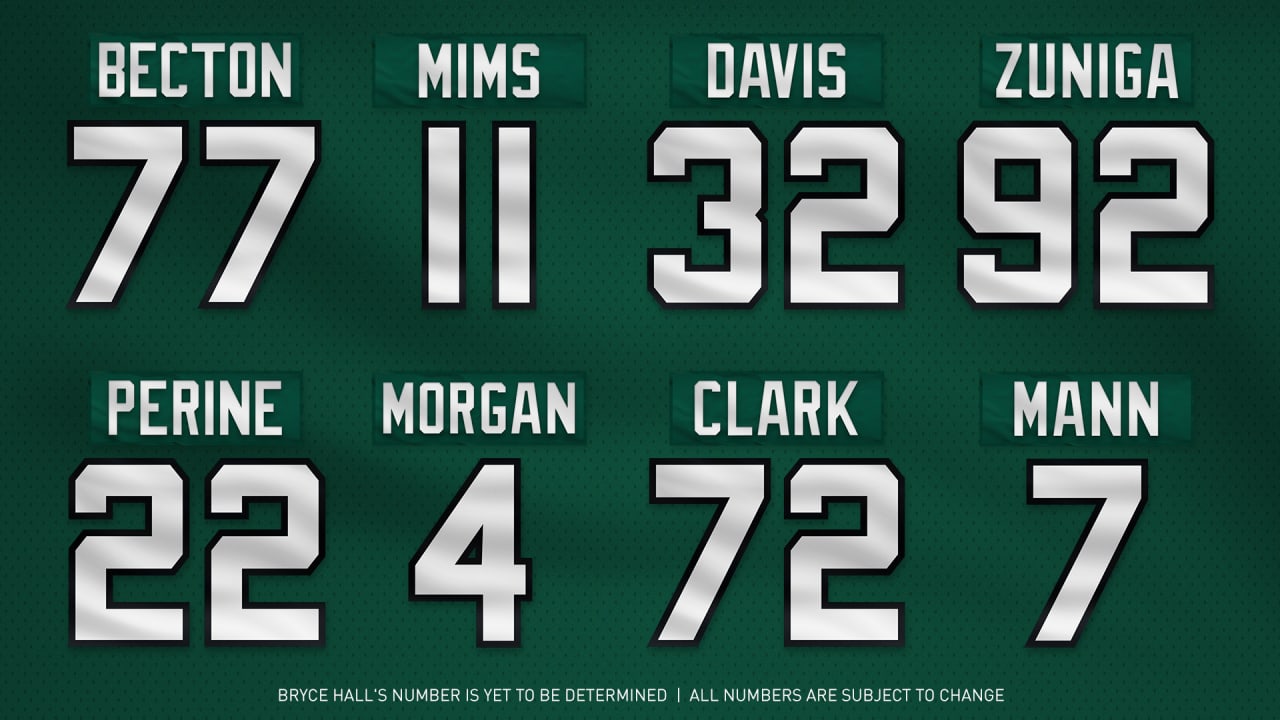 jets jersey numbers