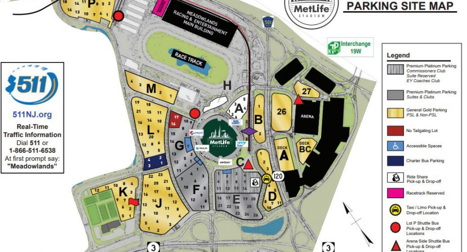 MetLife Stadium Parking Changes - JetNation.com (NY Jets Blog & Forum)