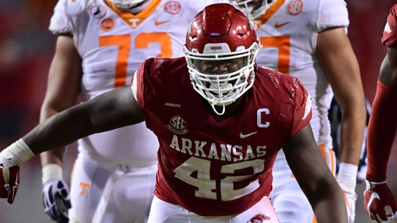 Razorback defensive tackle Jonathan Marshall declares for 2021 NFL Draft -  HawgBeat