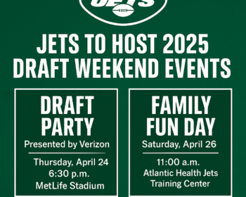 Jets Draft Party – Weekend Events at MetLife & Training Center